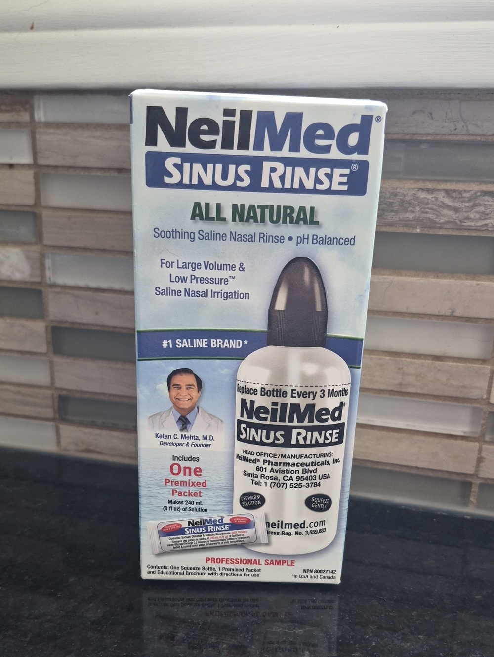 💙 Sinus Rinse All Natural Nasal Rinse NEW in Box
